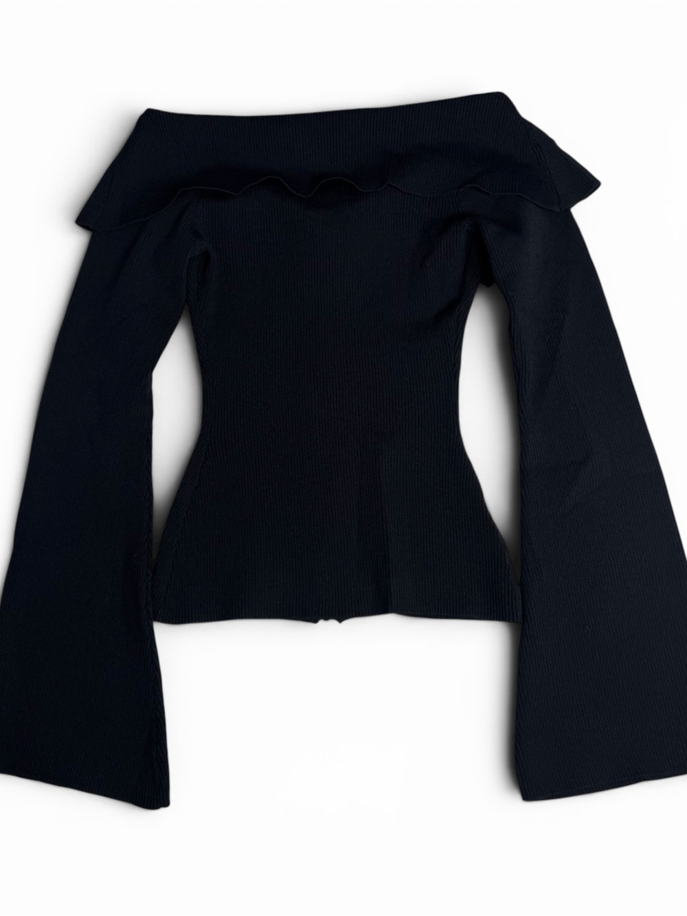 NWT Dolls Kill Sugar Thrillz Bowtie Zip Up Ribbed Cardigan - Picture 11 of 11